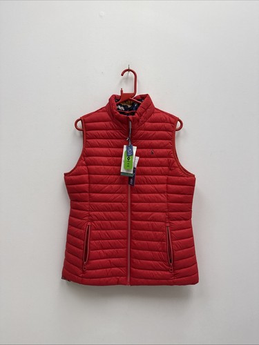 Joules snug red gilet - snug, size