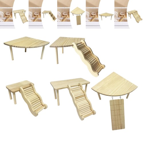 Wooden hamster platform with - wooden,