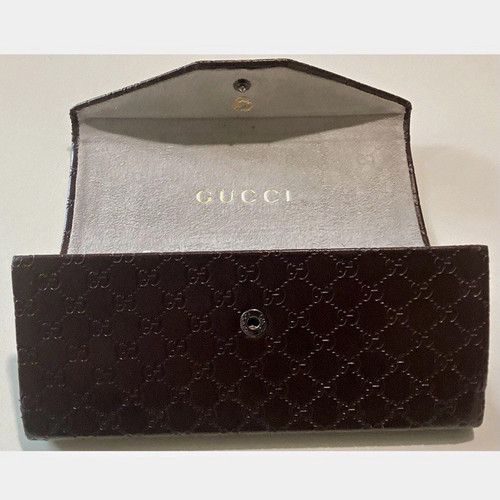 Gucci brown monogram leather - gucci,