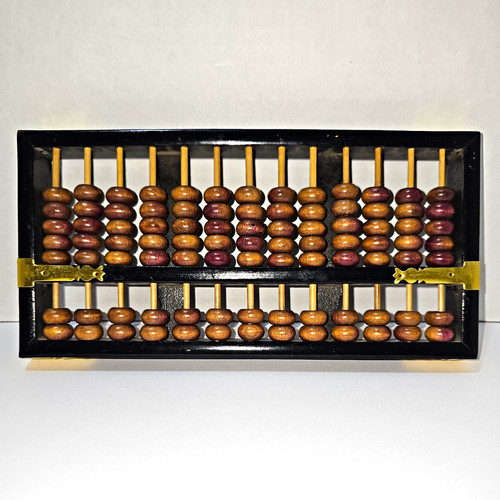 Wooden abacus counting frame - wooden,