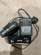 2x Bauker 18v Li-ion 2.0A Batteries & Fast Dual (36v) Battery Charger VGC