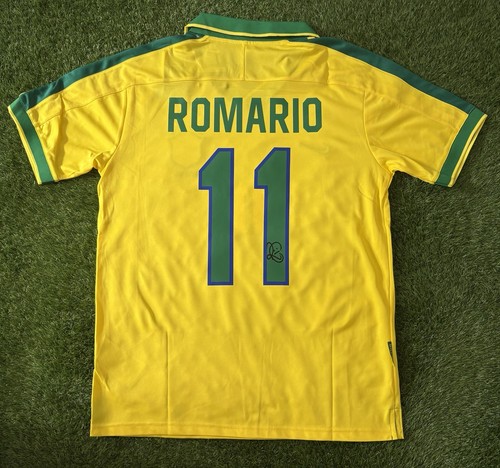 Romario signed brazil home - romario,