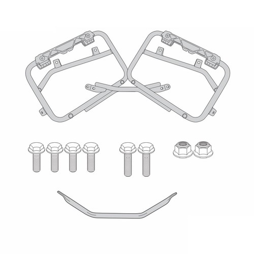 Side luggage rack - side, for