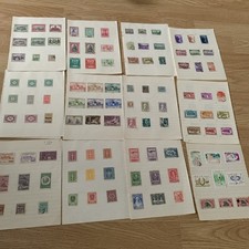 Old Stamp Collection lot 9 - some unused 