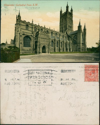Gloucester cathedral from - cathedral, sw