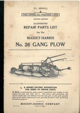 Massey Harris No.26 Gang Plow