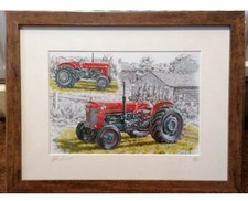 A4 Framed Picture Print Massey