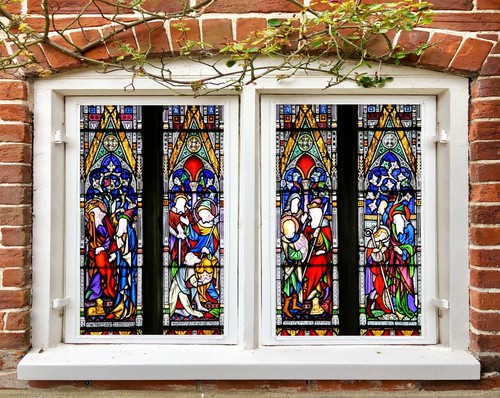 Blue church a779 window - blue,