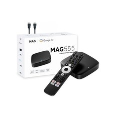 MAG 555 Original Infomir Mag Box 4K HDR Multimedia Player, Voice Assistant,Atmos
