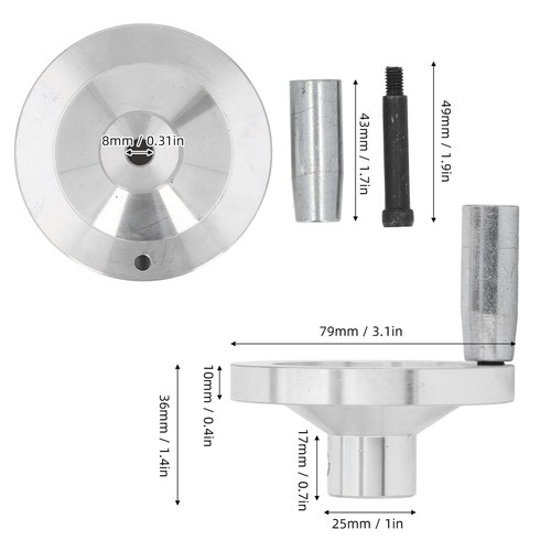 Mini lathe handwheel - mini, with