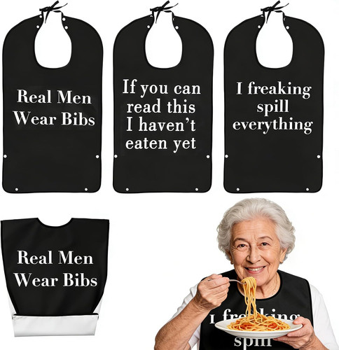 Pcs funny adult bibs - 3, men