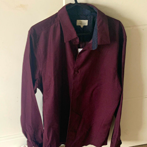 Next burgundy polka - next,