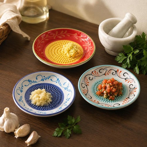 Ceramic handmade garlic grater - ceramic,