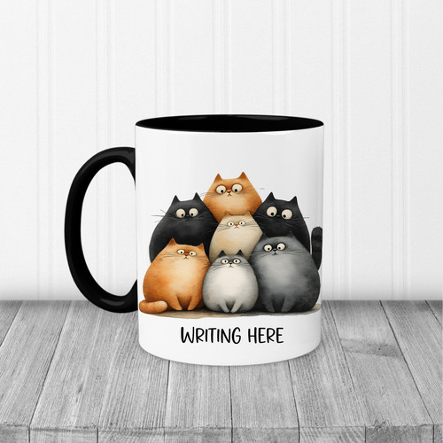 Personalised cat cartoon - personalised,
