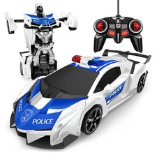 Transforming police car - police, car,