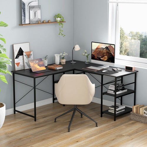 Shaped corner computer - l-shaped, desk
