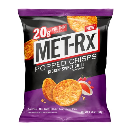Bags met popped crisps - met-rx,