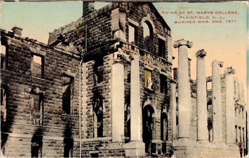 Postcard ruins marys - of,