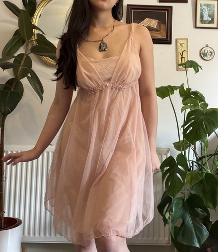 Vintage venus pink sheer - vintage,
