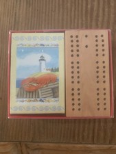 Vintage Traveling Cribbage Set