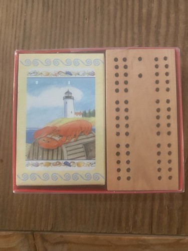 Vintage traveling cribbage set - vintage,