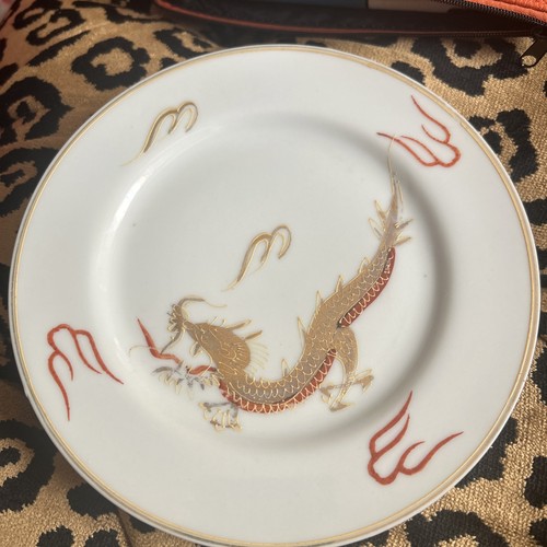 Plate japaneze hand painted - hand,