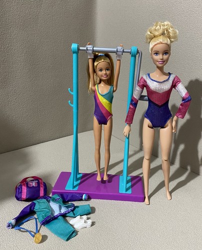 Barbie gymnastics playset - barbie, 🧡