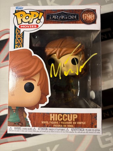 Hiccup signed funko pop by - pop!,