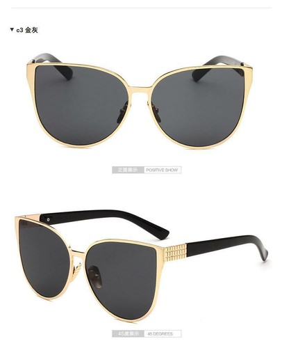 Cat eye xxl oversized metal - xxl,