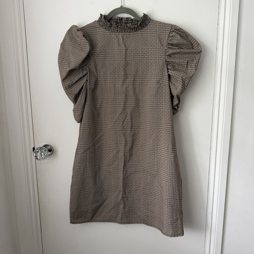 Zara brown plaid - zara,