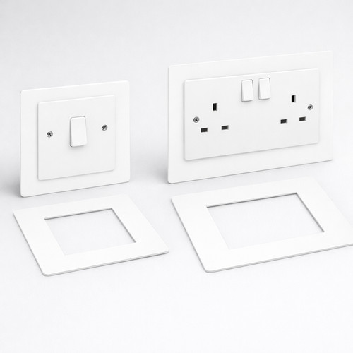 Double single socket light - double, /