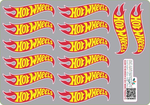 Hot wheels logos long sheet - 3",