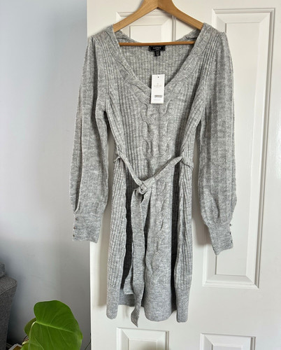 Lipsy london grey knit neck - lipsy,