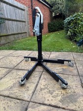 ConStands Power Evo Motorcycle Lift - mover  & Triumph Daytona 675 adaptor plate