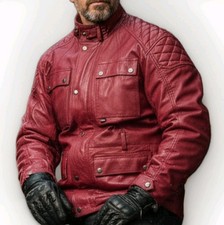 Spada Motorcycle Waxed Textile Jacket 3XL Red Touring **Missing Armour & Belt**
