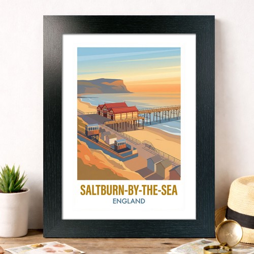 Saltburn the sea - saltburn-by-the-sea,, england