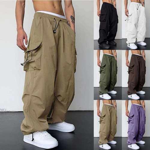 Men casual trousers pockets - men,