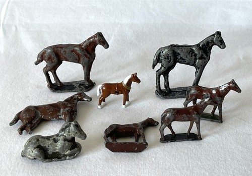 Spares vintage painted lead - spares,