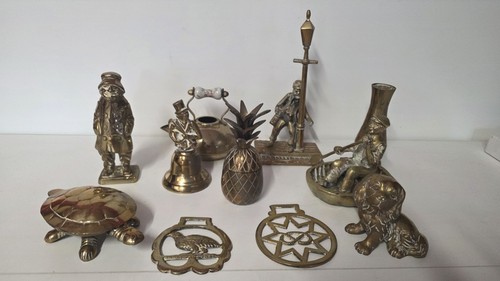 Joblot large brass - joblot,