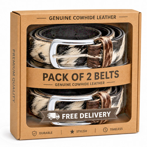Handmade belt cowhide genuine - handmade,