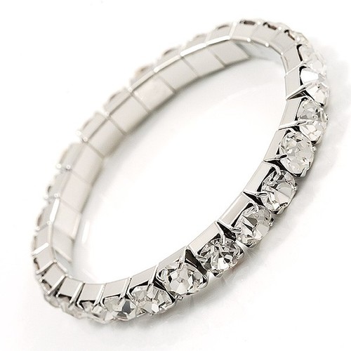 Crystal flex bracelet - crystal,
