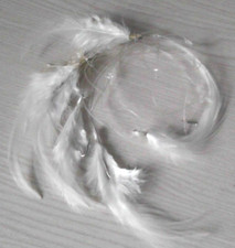 Vintage White Feathers Fishing Rig 6 Hook Lure Cod Mackerel Boat Pier RARE!!