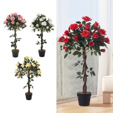 Tall Artificial Rose Bush Tree