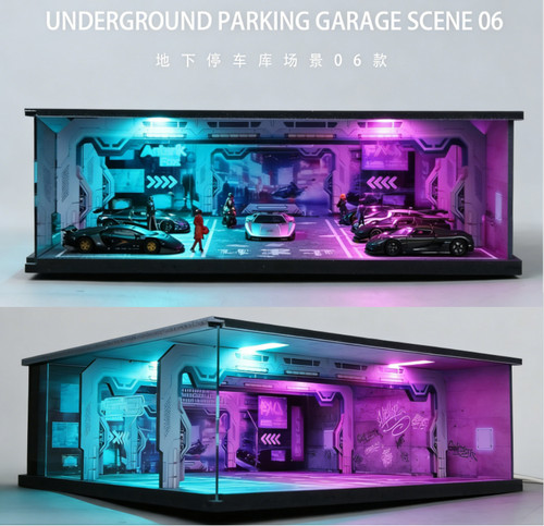 Diorama diecast car - 1/64,
