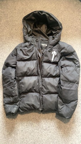 Trapstar black puffer jacket - trapstar,