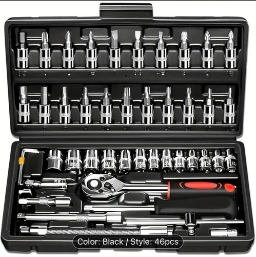 46pcs socket wrench ratchet - wrench,