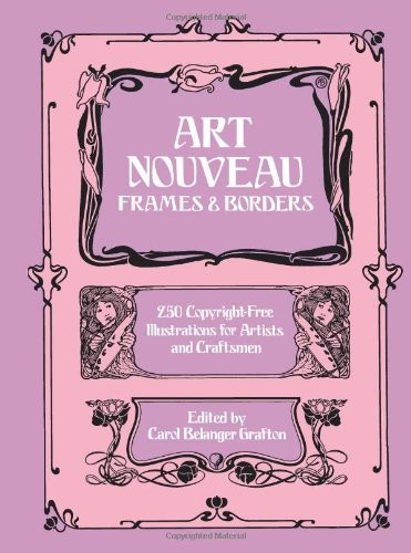 Art nouveau frames and - art,