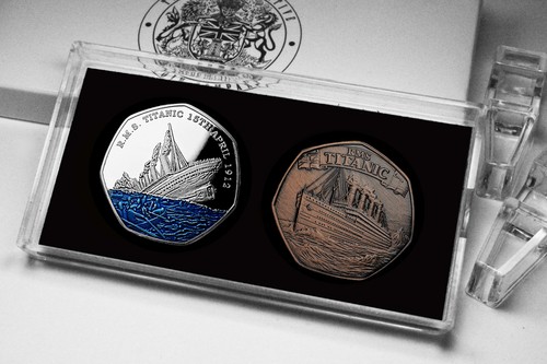 Cased pair rms titanic - of,