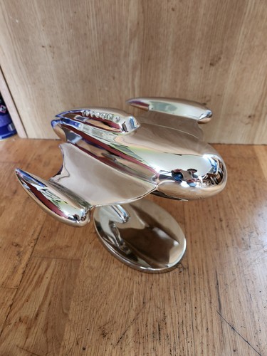 Chrome rocket space ship model - rocket,