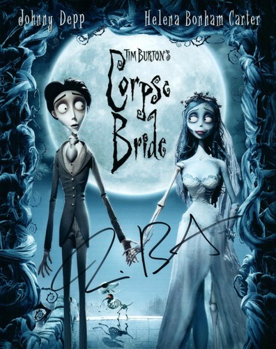 Tim burton 8x10 autographed - 8x10,